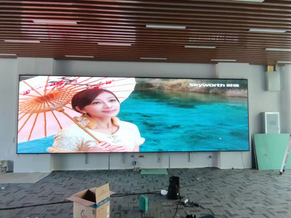 秦皇岛P1.53led小间距屏安装案例